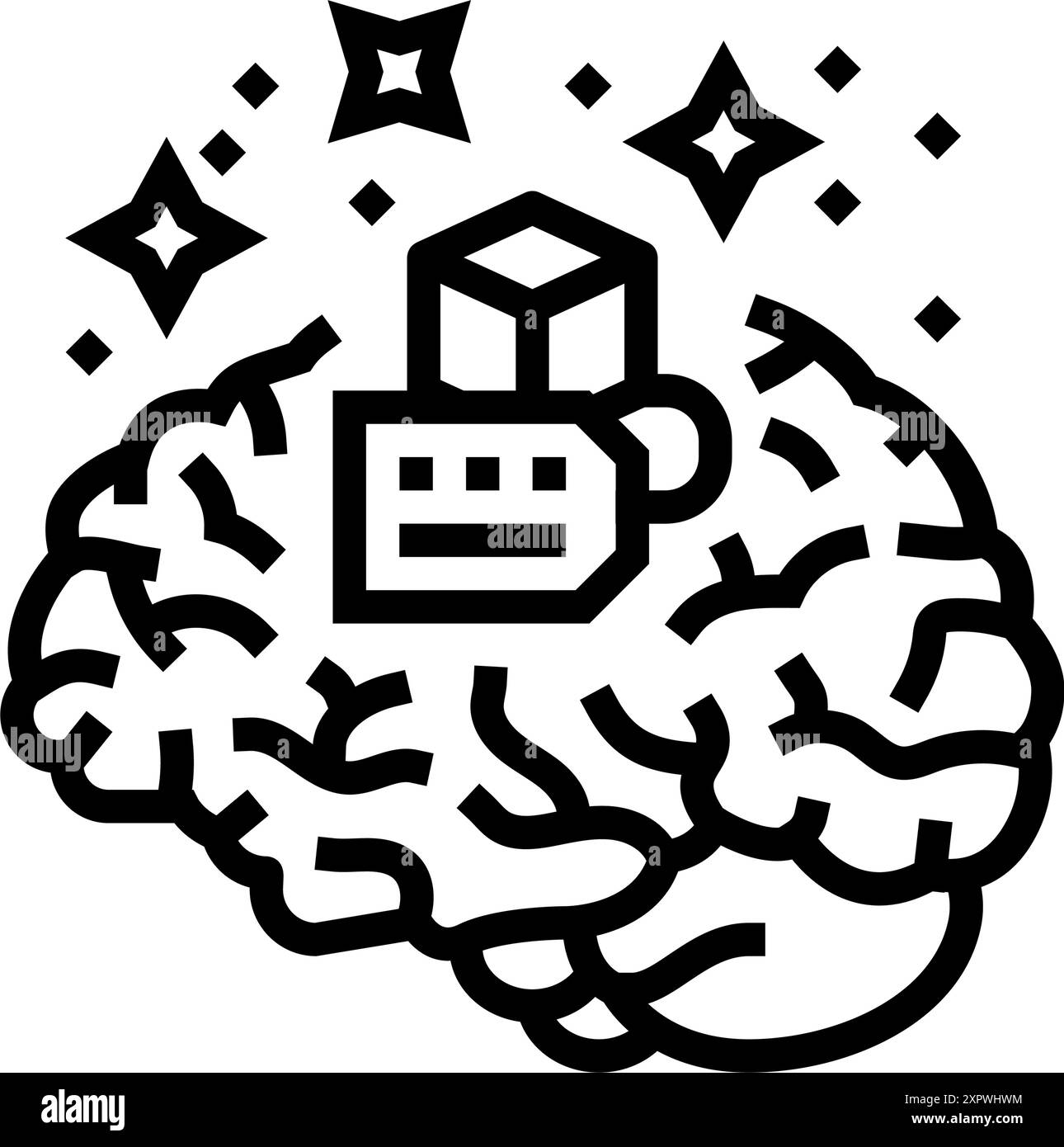product knowledge consumer behavior line icon vector illustration Stock ...