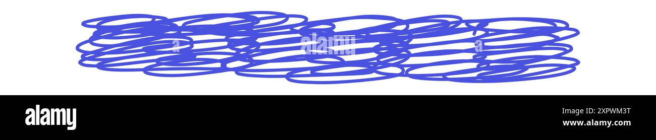 Scribble line set. Hand Drawn lines in Pencil. Charcoal smears. Vector ...