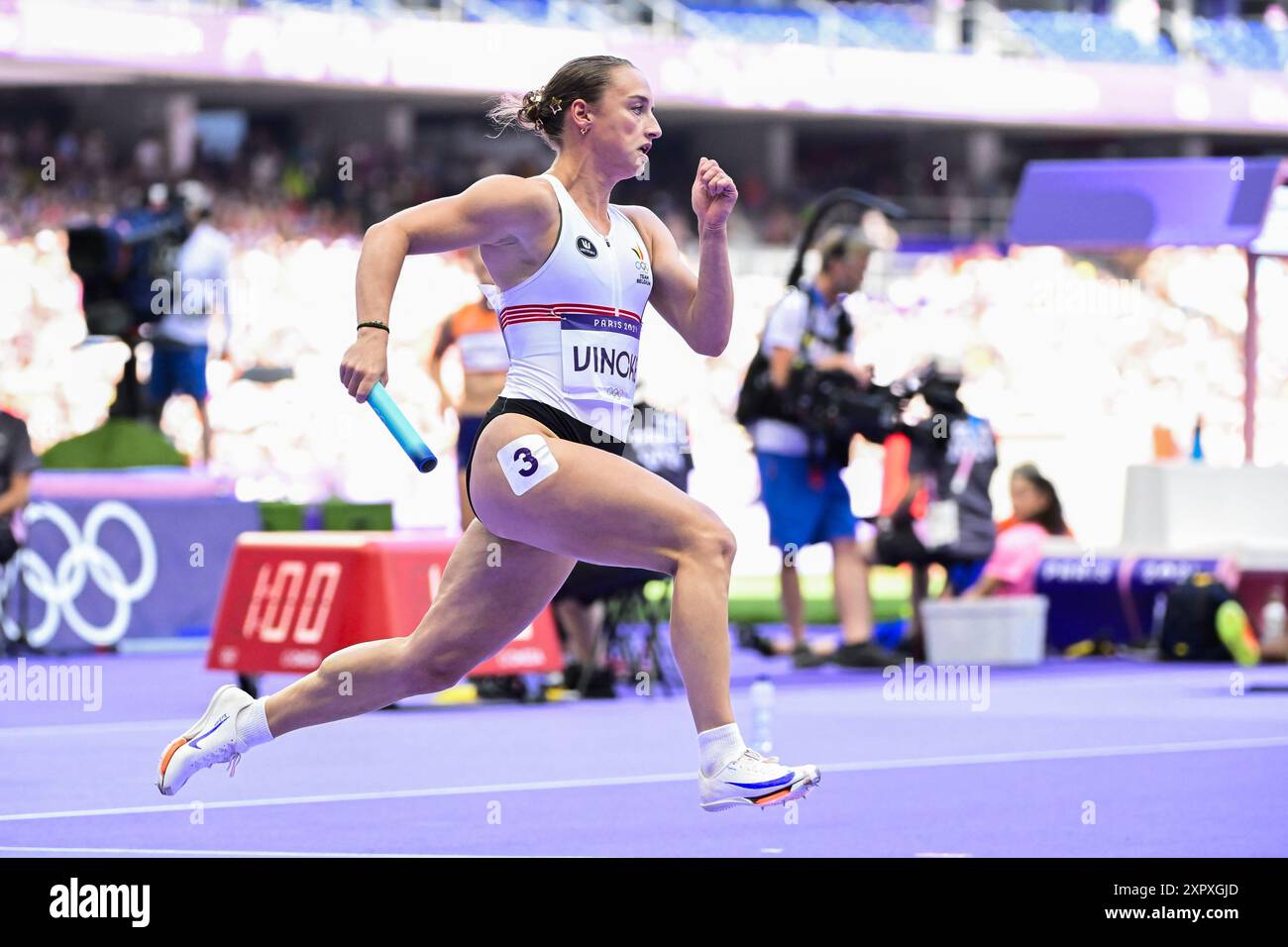 Paris, France. 08th Aug, 2024. Belgian athlete Rani Vincke pictured in ...