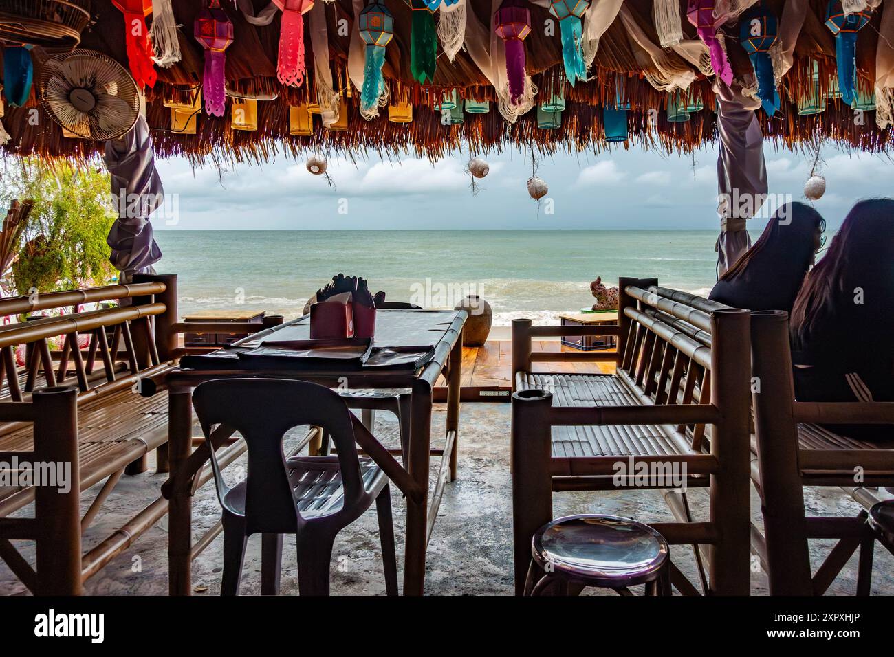 The Frandy Beach Bar and restaurant in Batu Ferringhi in Penang, Malaysia is a beachfront bar