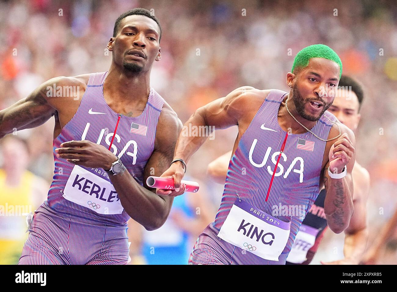 Fred kerley paris 2024 hi-res stock photography and images - Alamy