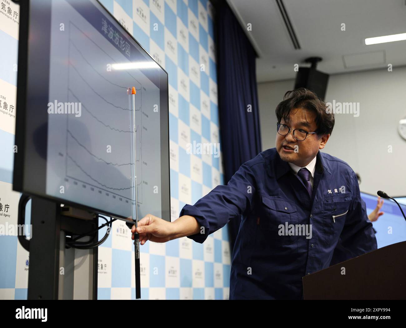 Earthquake related tsunami