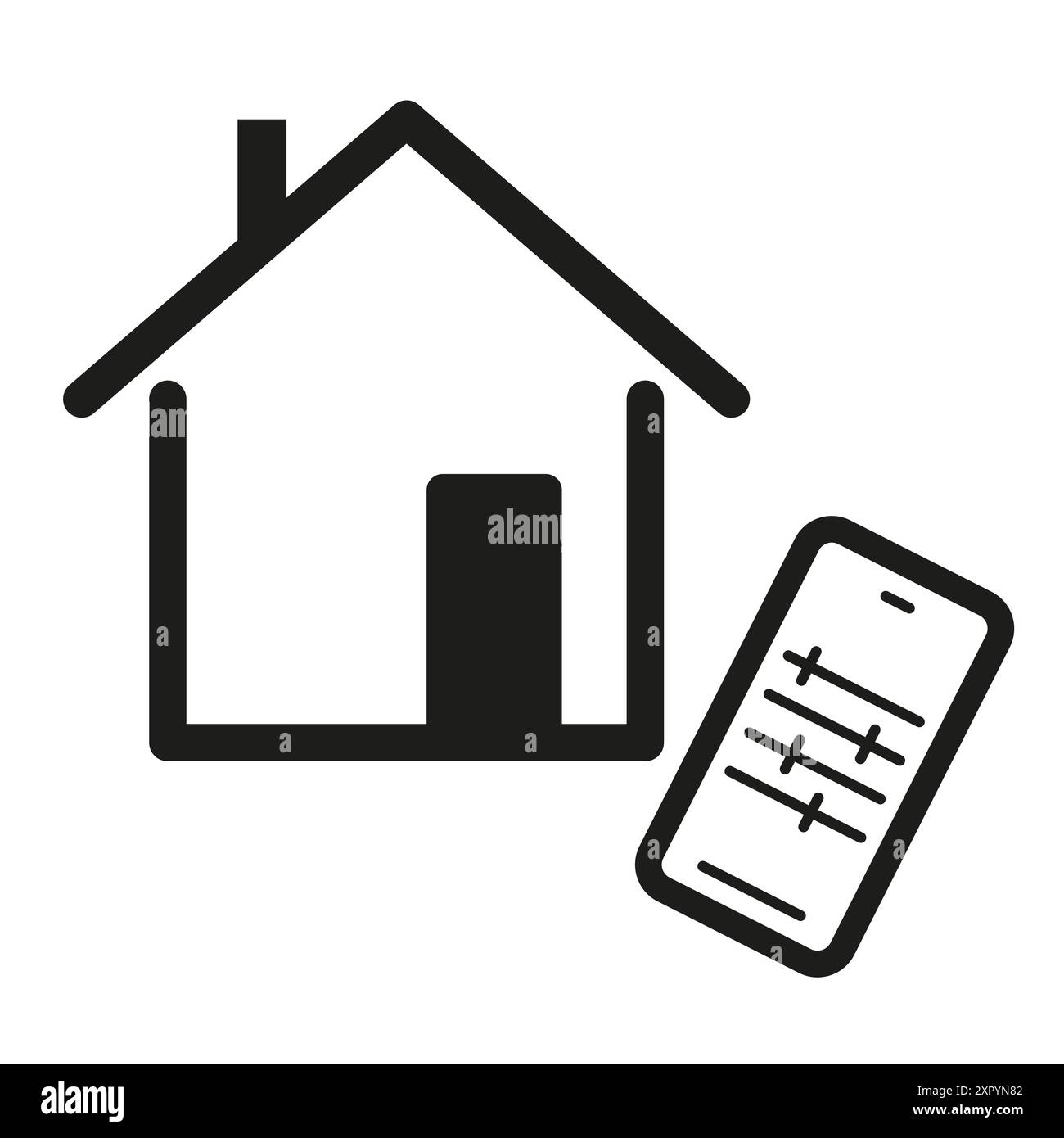 Black house vector Cut Out Stock Images & Pictures - Alamy