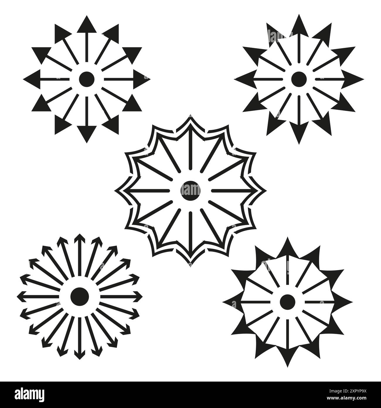 Unique radial symmetry hi-res stock photography and images - Alamy