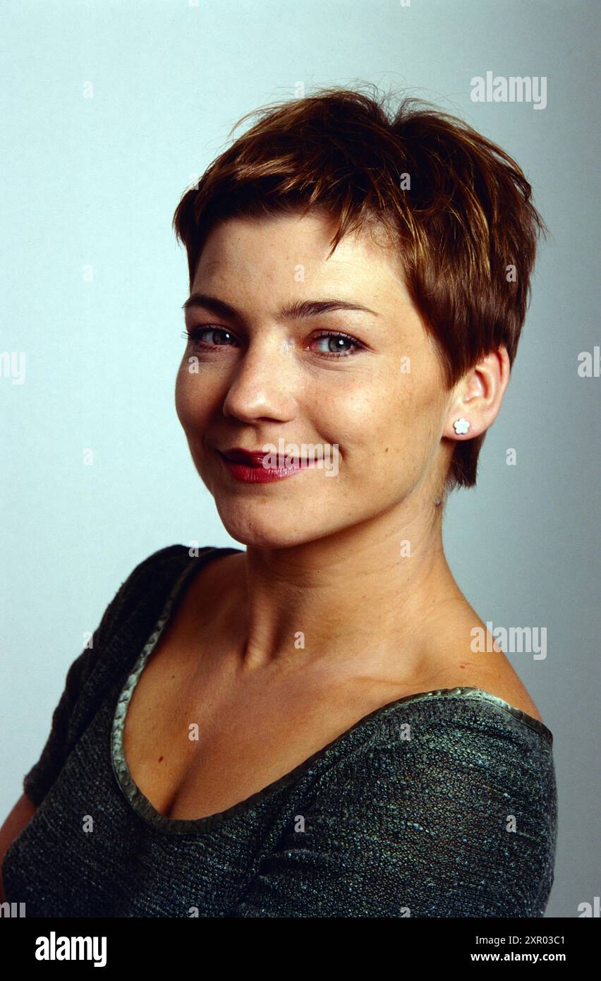 Claudia Schmutzler Deutsche Schauspielerin Portrait Jahr 2000 Stock 