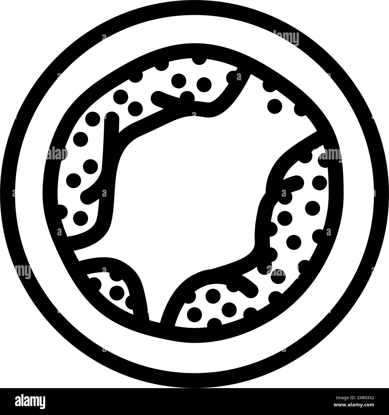 high cholesterol obesity overweight line icon vector illustration Stock