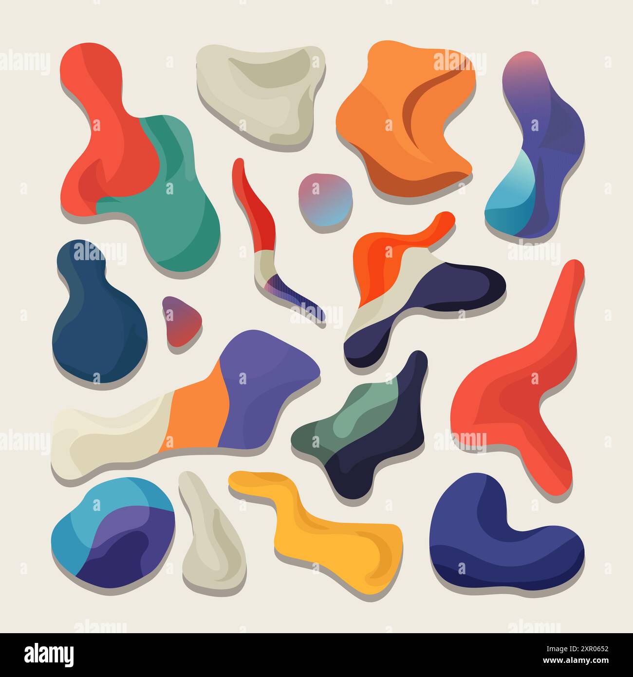 Beige oval shapes hi-res stock photography and images - Alamy