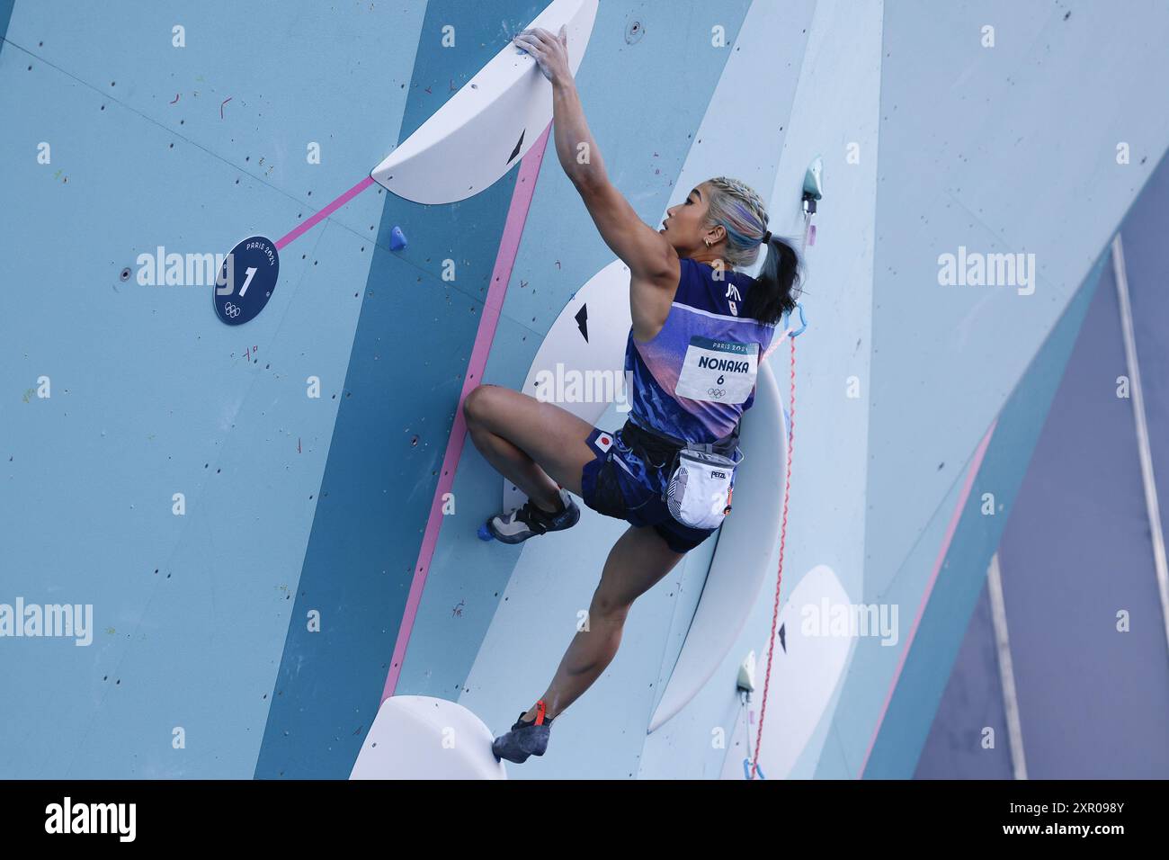 NONAKA Miho of JAPAN Climbing, Women's Boulder & Lead, Semifinal Lead ...