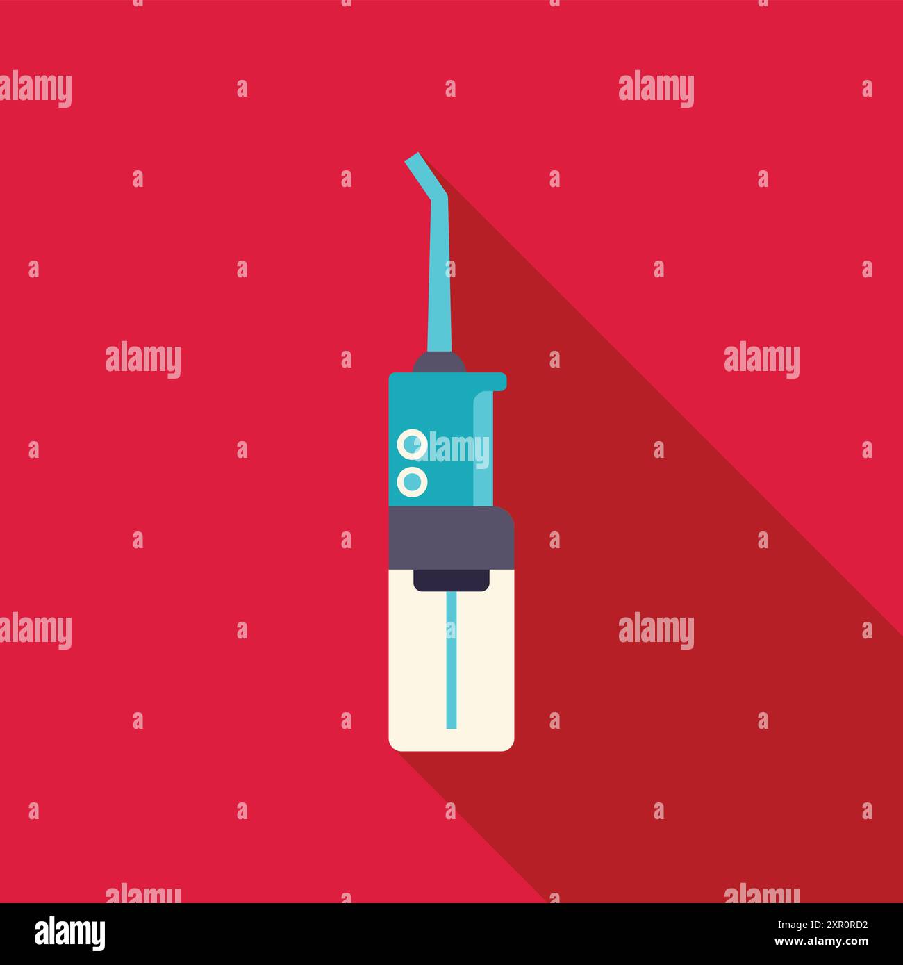 Modern oral irrigator promoting good dental hygiene for healthy teeth ...