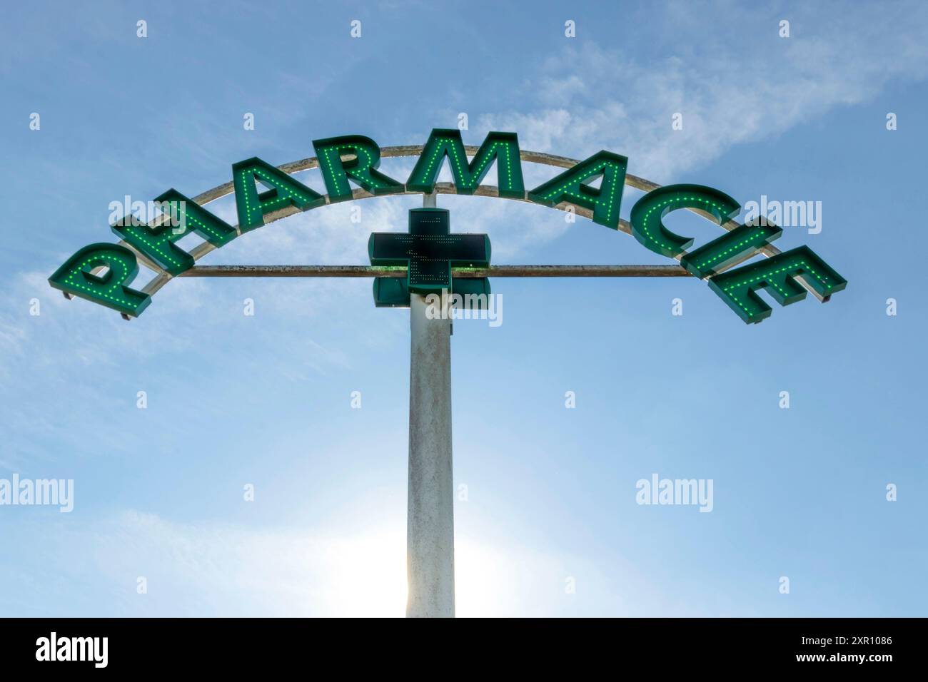 Large pharmacy cross sign hi-res stock photography and images - Alamy