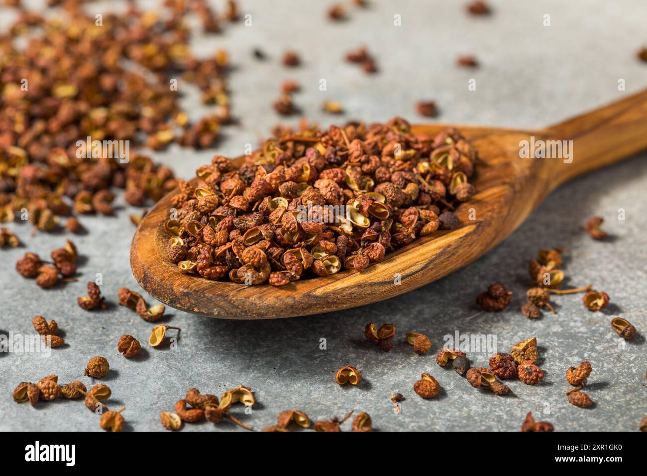 Dry Organic Szechuan Peppercorns Ready to Use Stock Photo