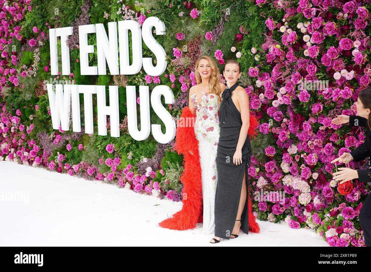 Blake Lively and Isabela Ferrer attending the UK gala screening for It Ends with Us at Odeon