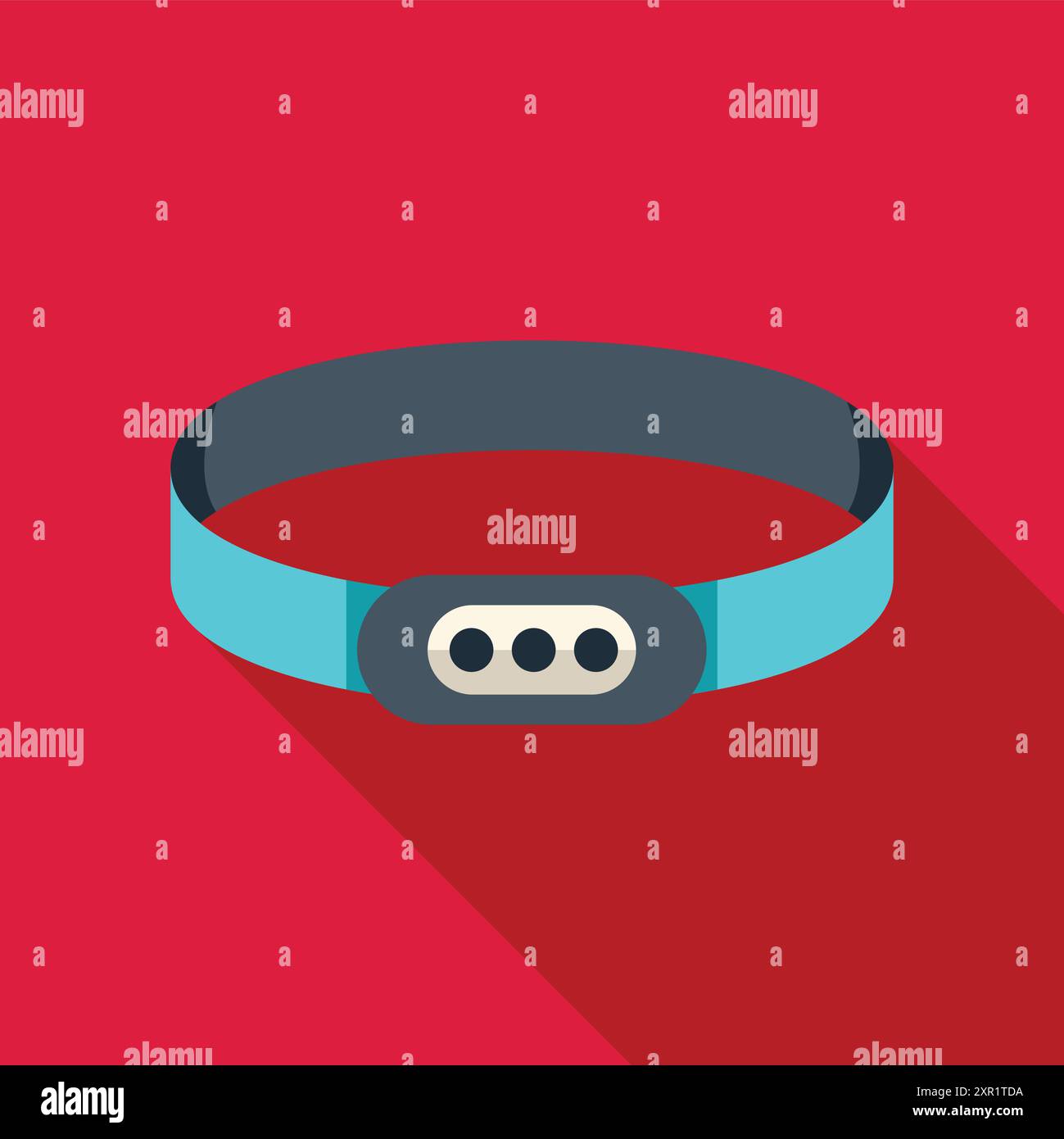 Fitness tracker bracelet for counting steps and burned calories Stock ...