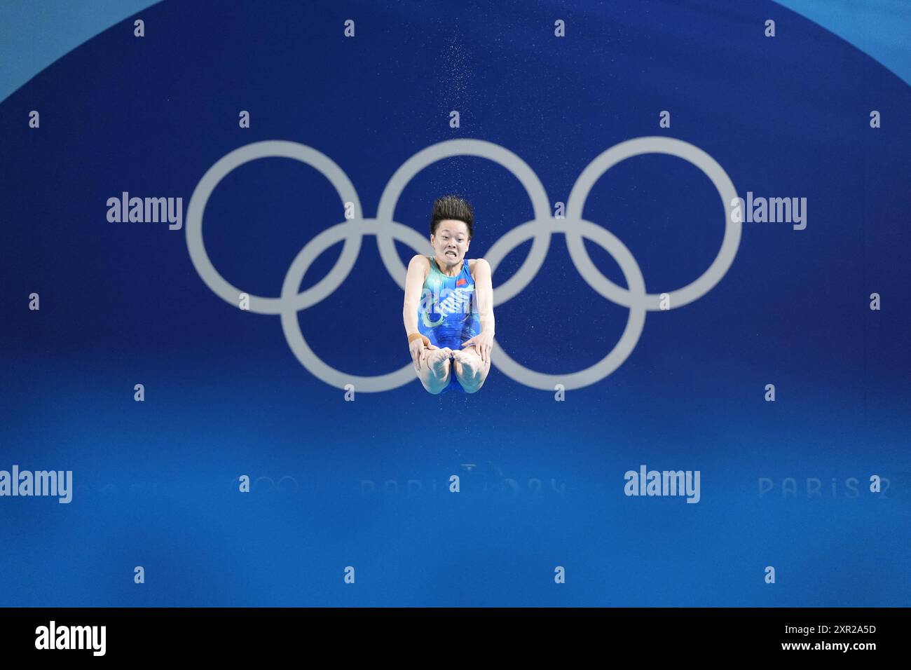 Paris, France. 08th Aug, 2024. Yiwen Chen of China competes during the ...
