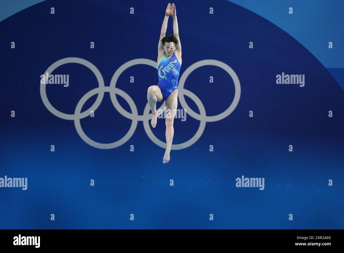 Paris, France. 08th Aug, 2024. Yiwen Chen of China competes during the ...