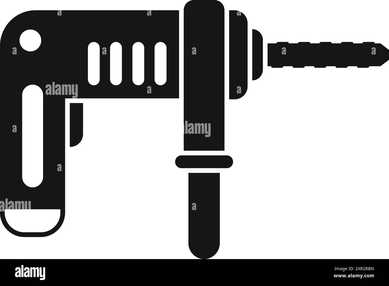 Sturdy rotary hammer drill, essential for construction workers and diy