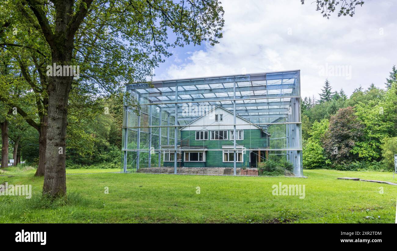 Westerbork, The Netherlands - June 15, 2024: Commander house at ...