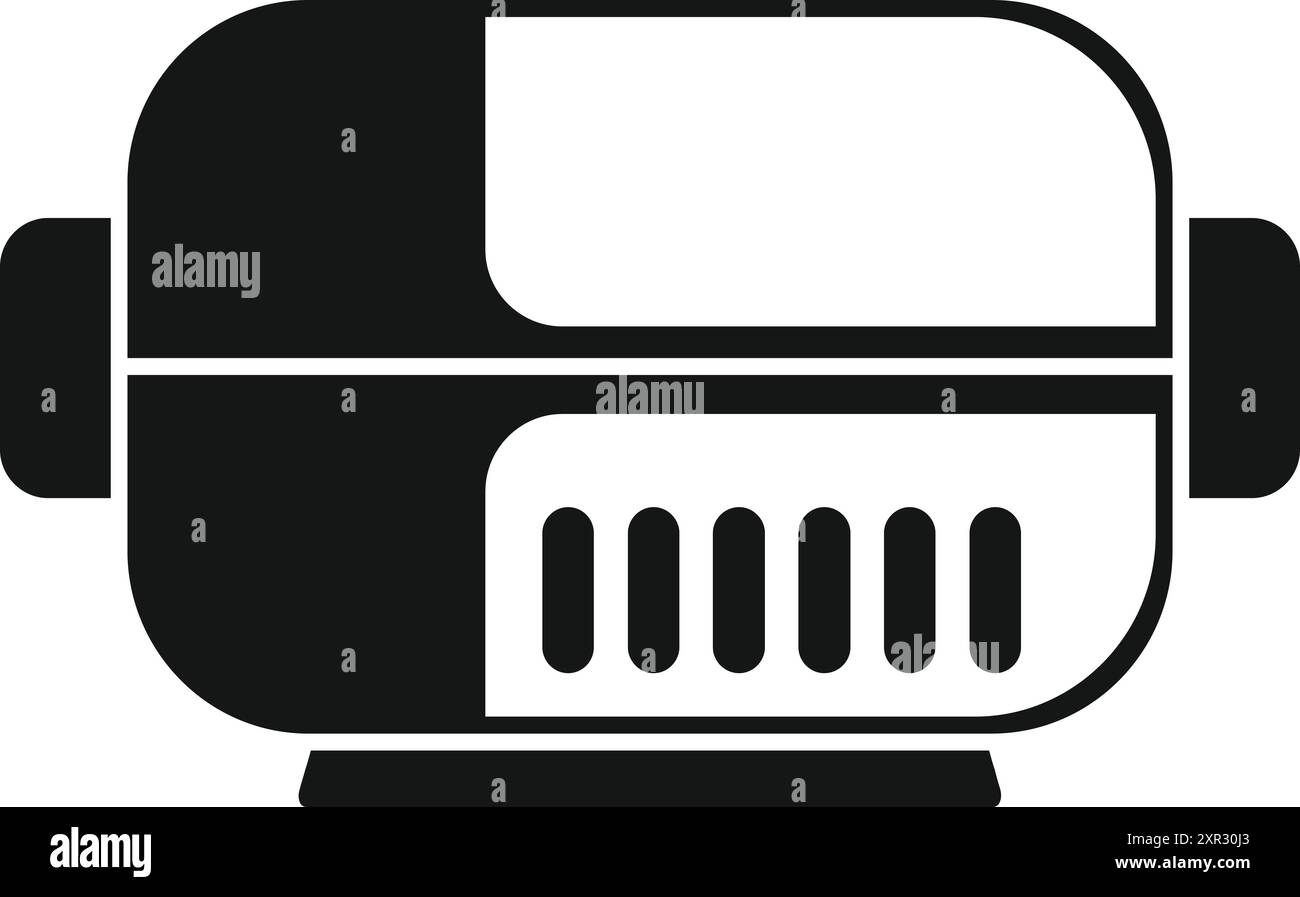 Electric engine motor icon in simple style on a white background Stock ...