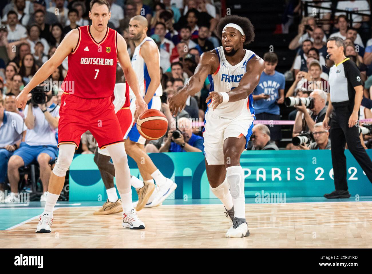 Guerschon Yabusele ( 7 France), Basketball, Men's Semifinal during