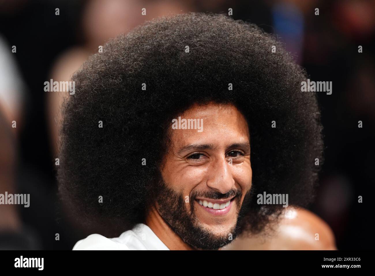 Colin Kaepernick At The Bercy Arena Watching The Men S Basketball Semi Final Between USA And Colin Kaepernick At The Bercy Arena Watching The Mens Basketball Semi Final Between Usa And Serbia On The Thirteenth Day Of The 2024 Paris Olympic Games In France Picture Date Thursday August 8 2024 2XR33C6