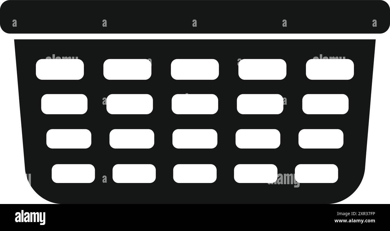 Empty wicker laundry basket Black and White Stock Photos & Images - Alamy