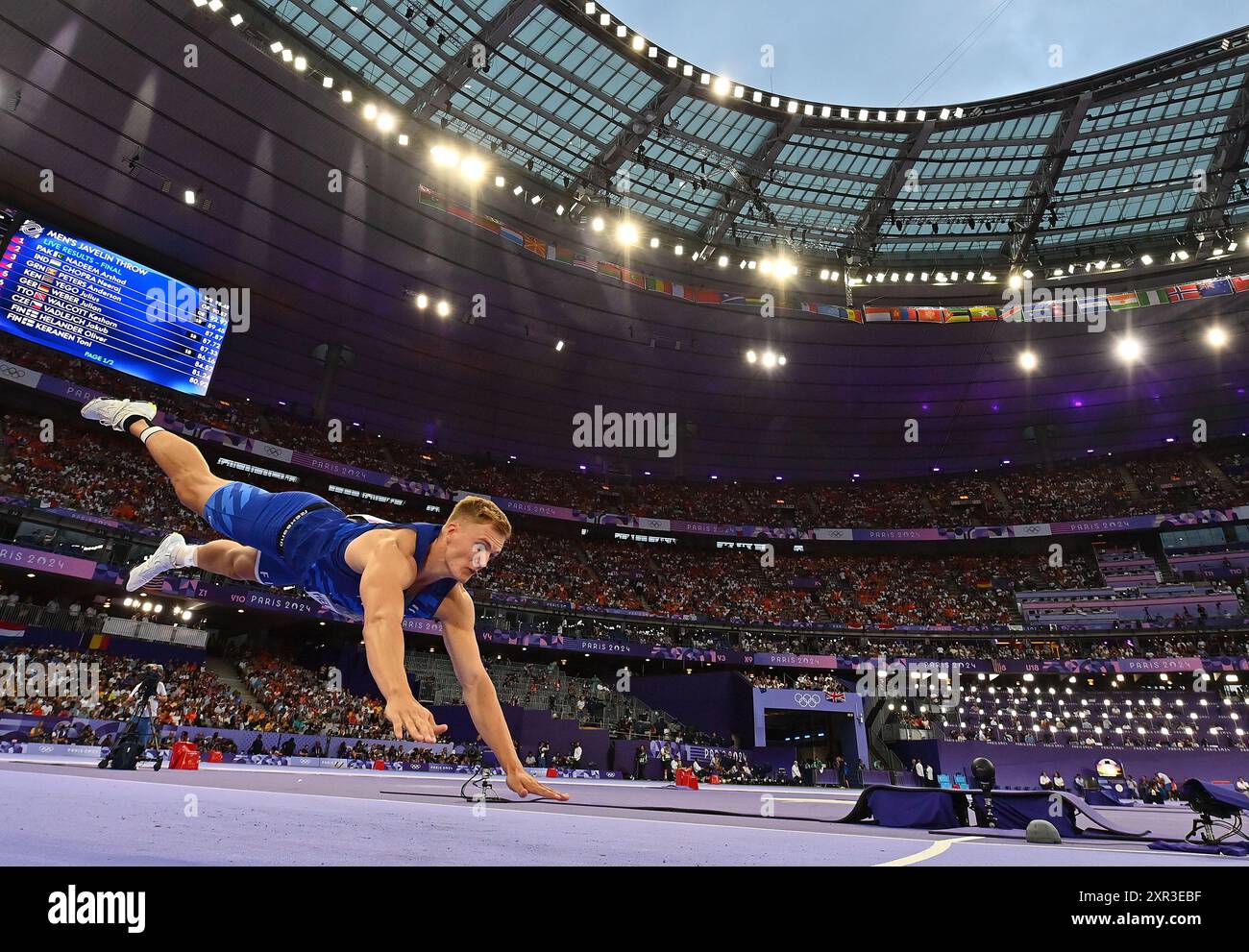 Paris France 8th Aug 2024 Oliver Helander Of Finland Competes paris-france-8th-aug-2024-oliver-helander-of-finland-competes