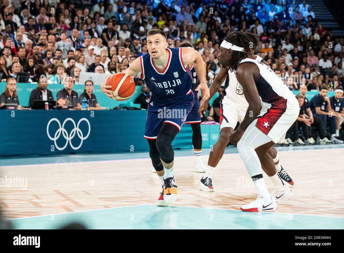 Aleksa Avramovic ( 30 Serbia), Basketball, Men's Semifinal between