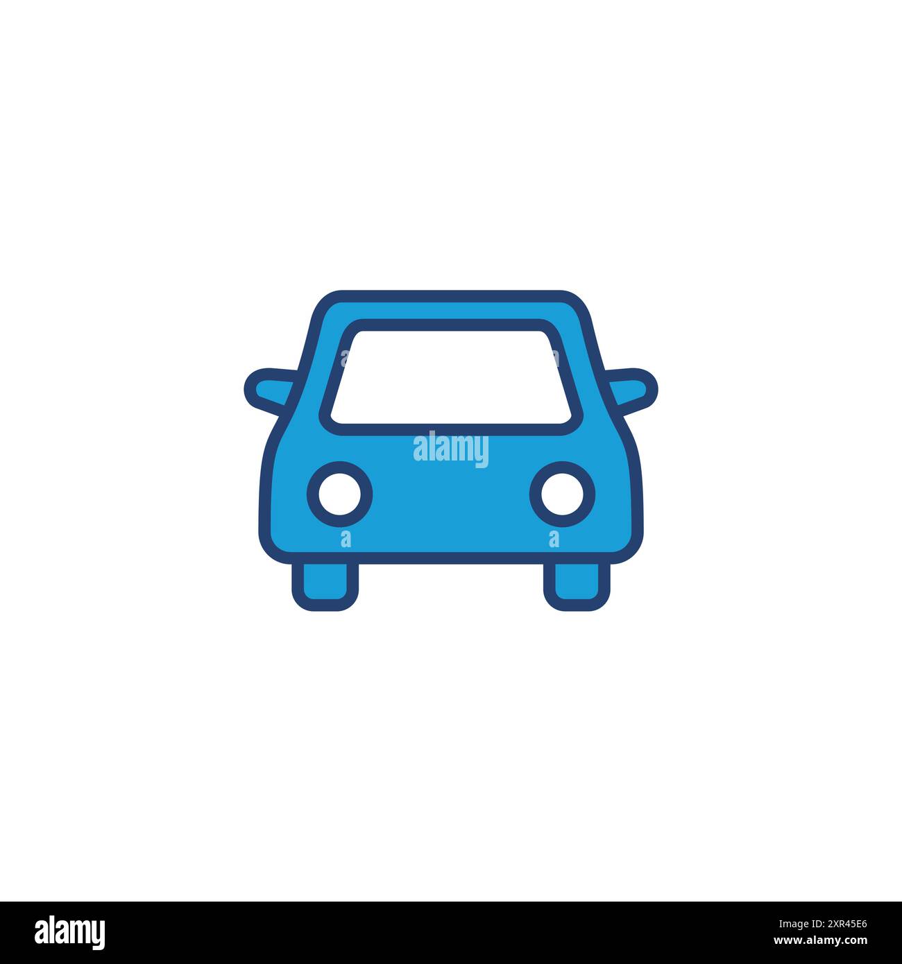Car icon vector. car vector icon. small sedan Stock Vector