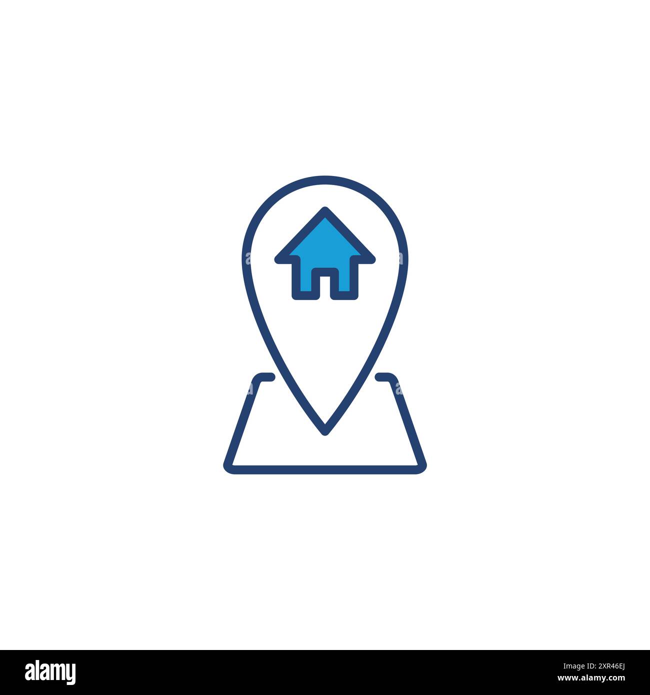 address icon vector. home location icon vector Stock Vector Image & Art ...