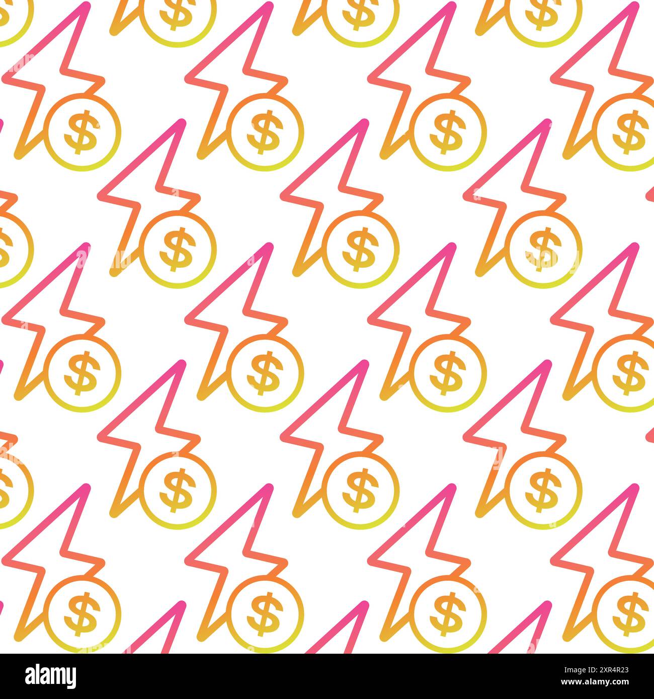 Charge icon Pattern background Vector Stock Vector