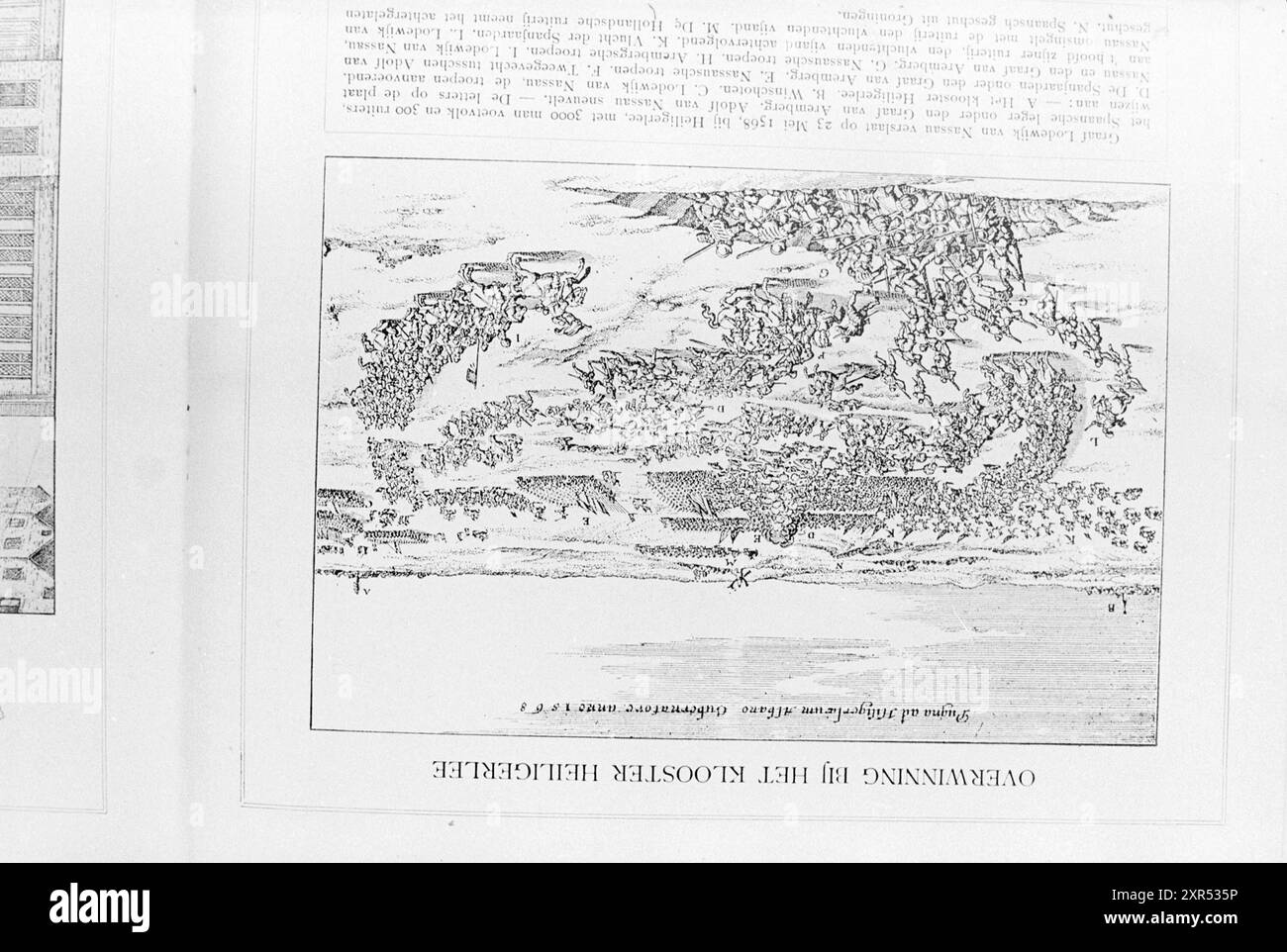 Photo of book with 'victory at Heiligerlee monastery' 400 years of existence 1568, 00-00-1968, Whizgle Dutch News: Historic Images Tailored for the Future. Explore The Netherlands past with modern perspectives through Dutch agency imagery. Bridging yesterday's events with tomorrow's insights. Embark on a timeless journey with stories that shape our future. Stock Photo