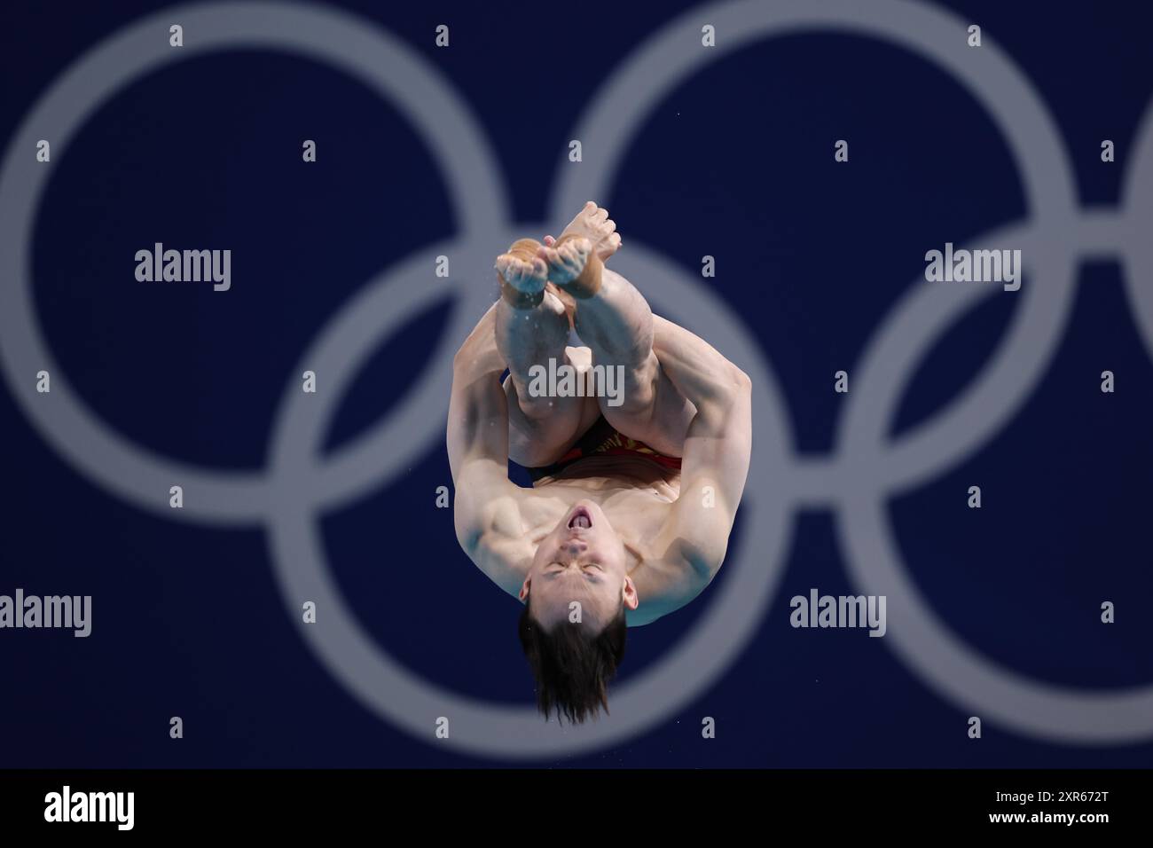 **CHINESE MAINLAND, HONG KONG, MACAU AND TAIWAN OUT** Chinese diver Xie ...