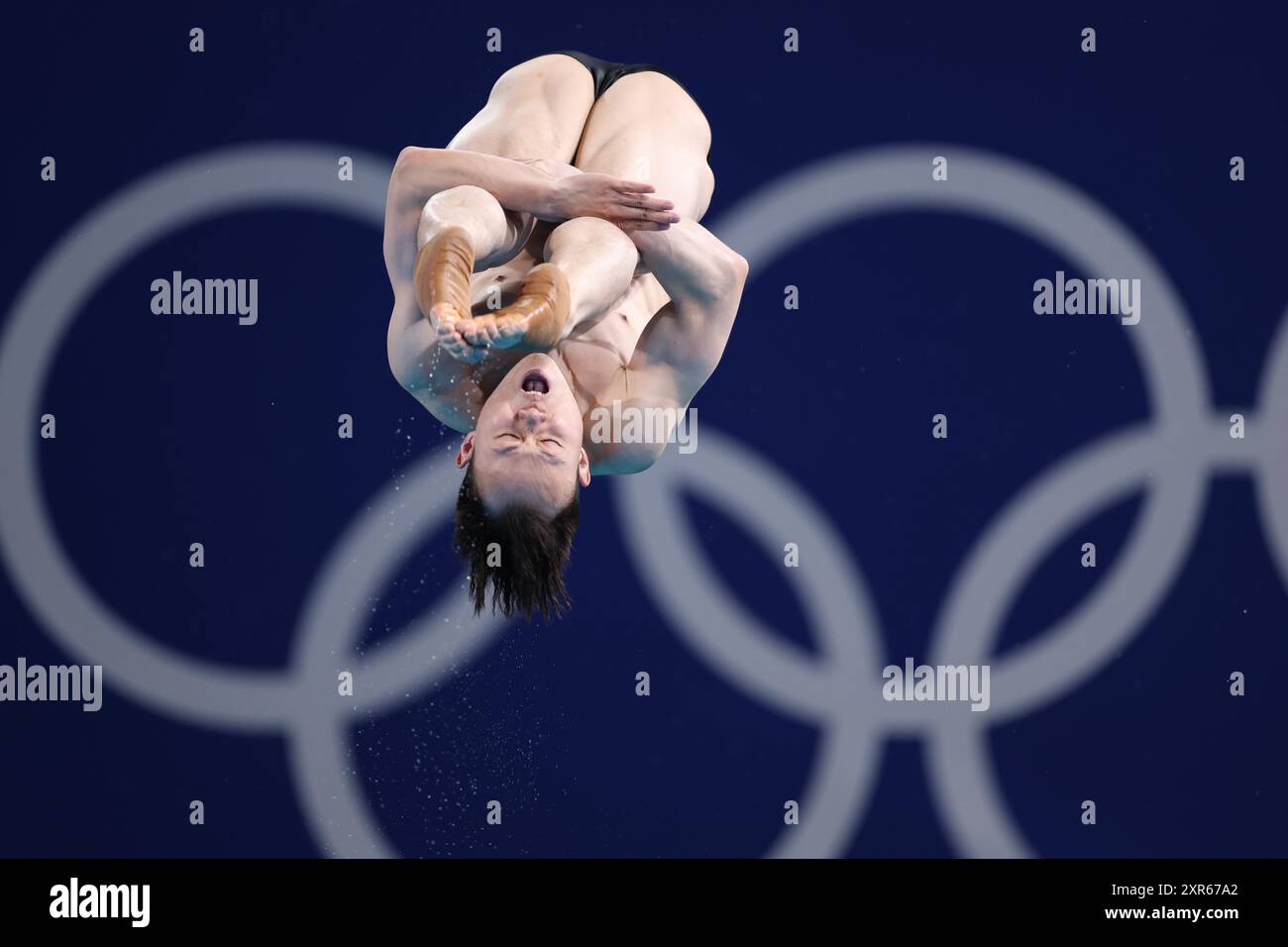 **CHINESE MAINLAND, HONG KONG, MACAU AND TAIWAN OUT** Chinese diver Xie ...