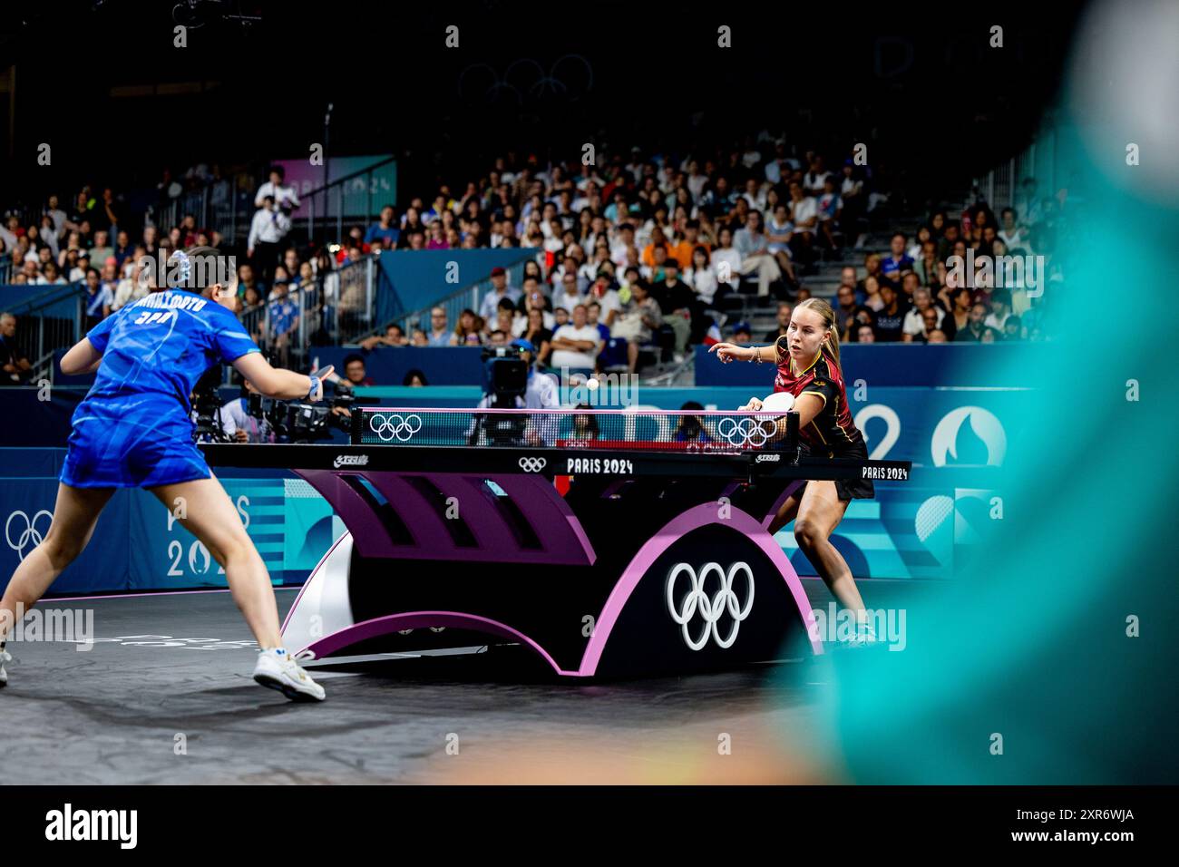 Annett Kaufmann GER Im Spiel Gegen Miwa Harimoto JPN FRA annett-kaufmann-ger-im-spiel-gegen-miwa-harimoto-jpn-fra