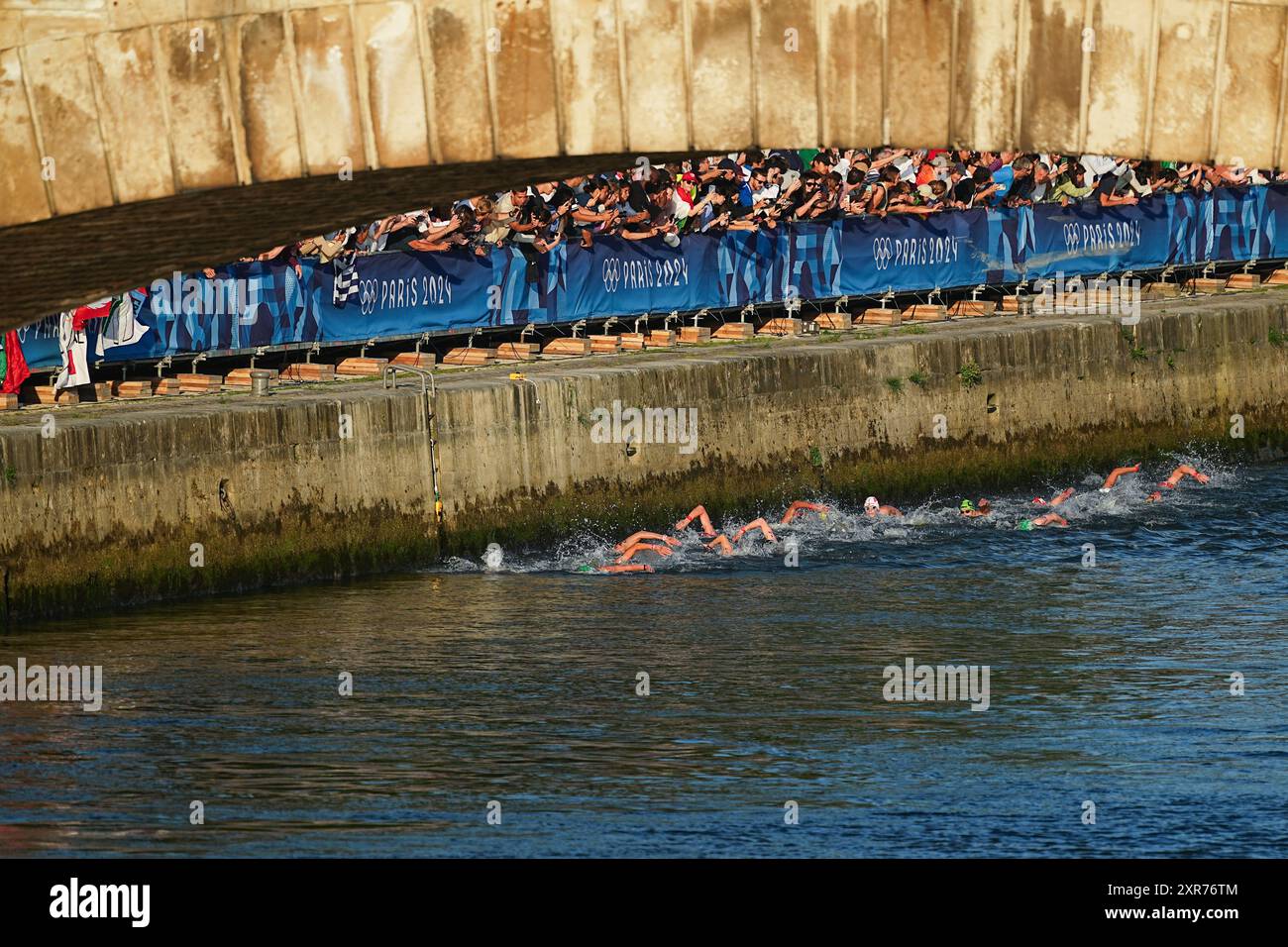 09 August 2025, Olympics, Paris 2025, swimming, open water, men's 10km