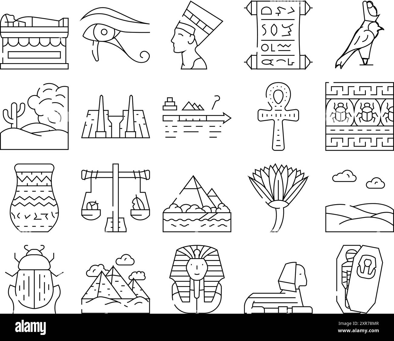 Queen nefertiti egypt Black and White Stock Photos & Images - Alamy
