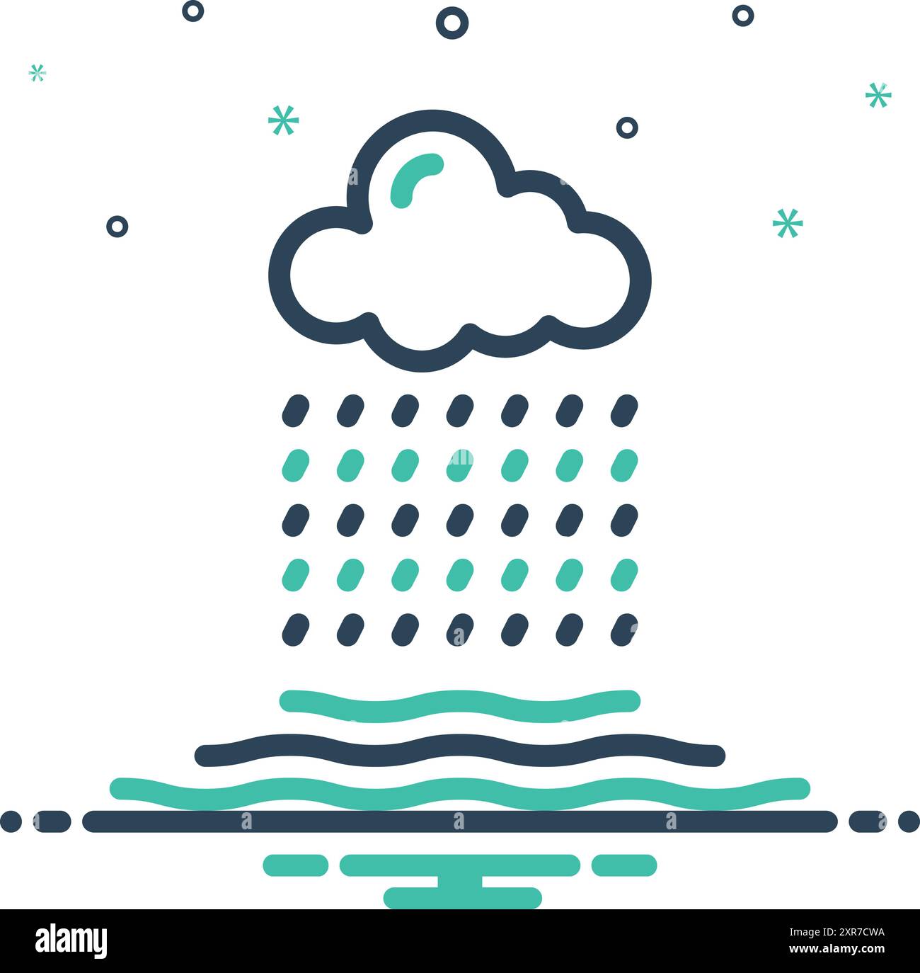 Icon for rainy, cloud Stock Vector Image & Art - Alamy