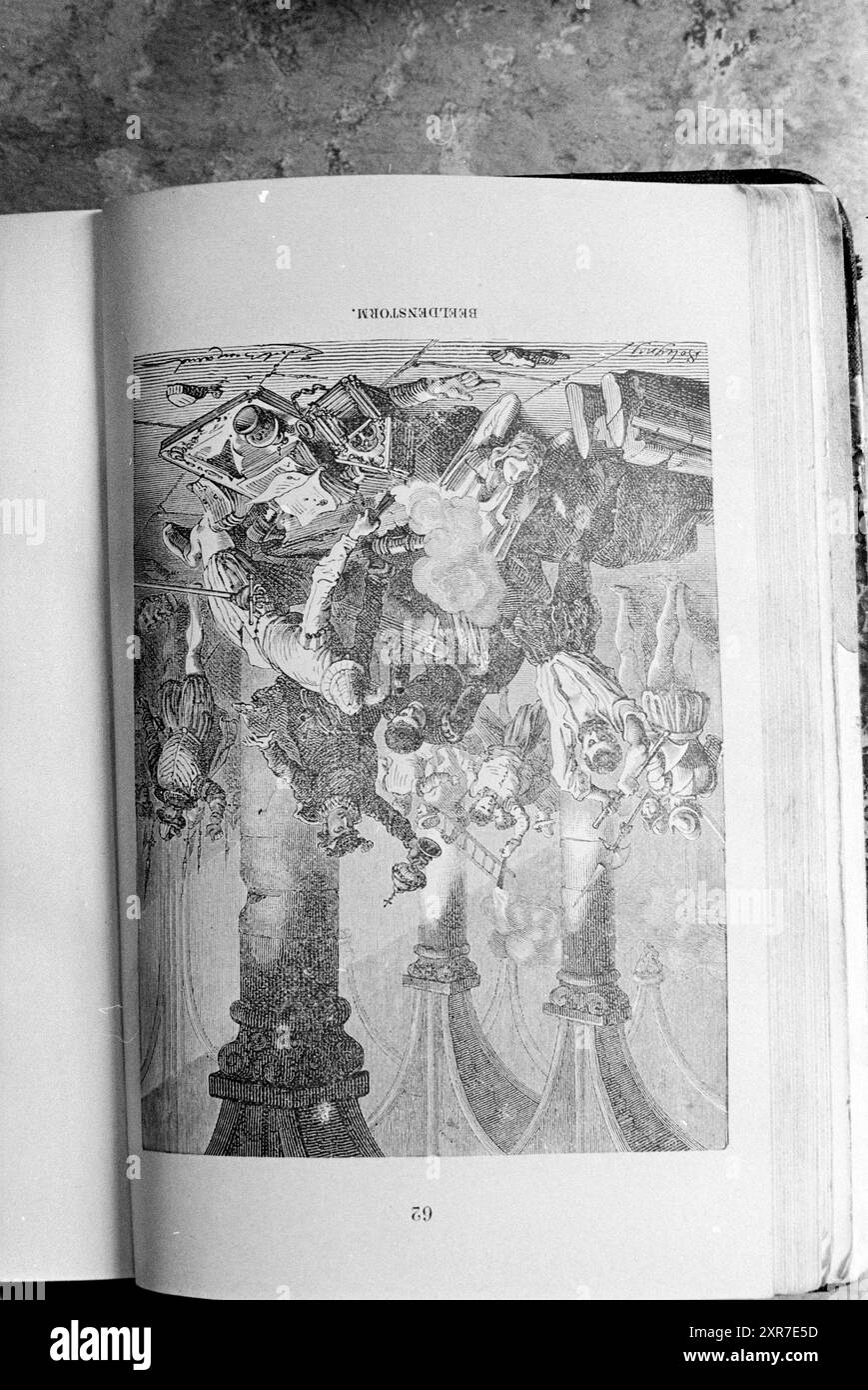 Print of the iconoclasm in 1568., Whizgle Dutch News: Historic Images Tailored for the Future. Explore The Netherlands past with modern perspectives through Dutch agency imagery. Bridging yesterday's events with tomorrow's insights. Embark on a timeless journey with stories that shape our future. Stock Photo