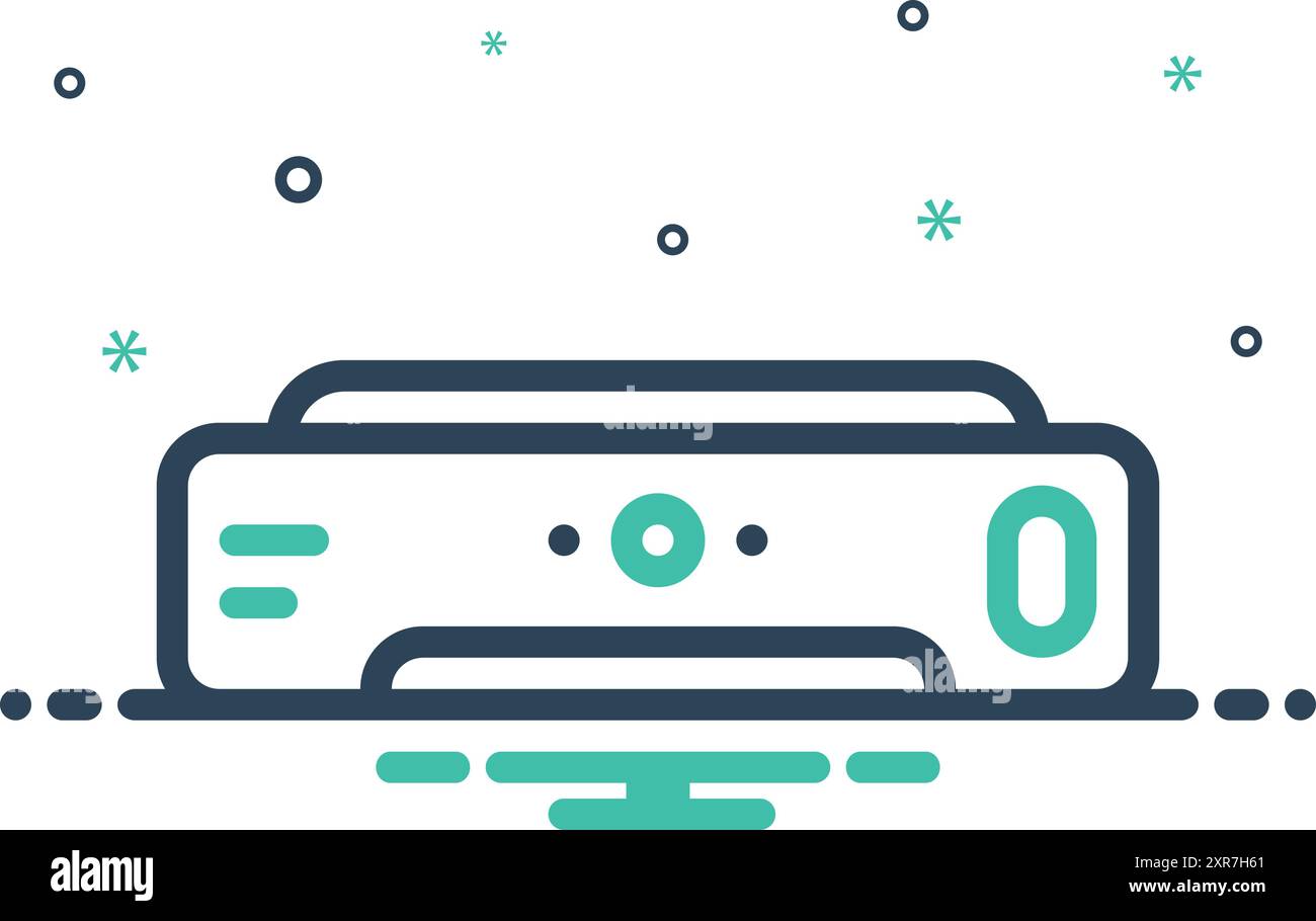 Icon for air conditioning, air Stock Vector