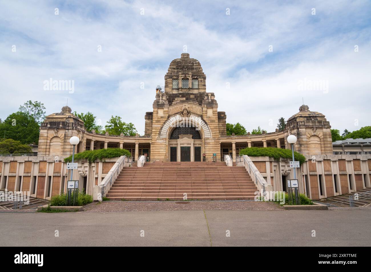 Pragfriedhof Cemetery, Stuttgart in Stuttgart-Nord, Baden-Württemberg , Germany Stock Photo