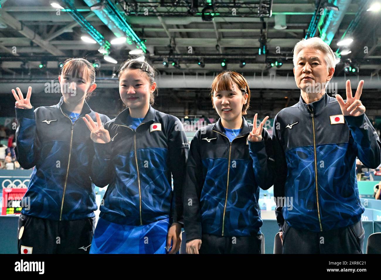 JAPAN Team (JPN), Table Tennis, Women's Team Semifinal at South Arena 4