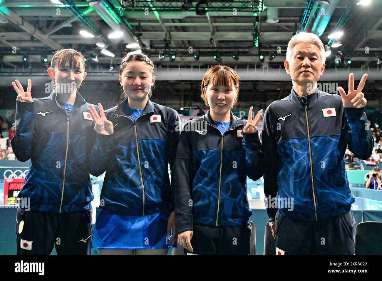 JAPAN Team (JPN), Table Tennis, Women's Team Semifinal at South Arena 4