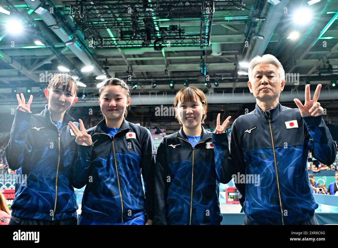 JAPAN Team (JPN), Table Tennis, Women's Team Semifinal at South Arena 4