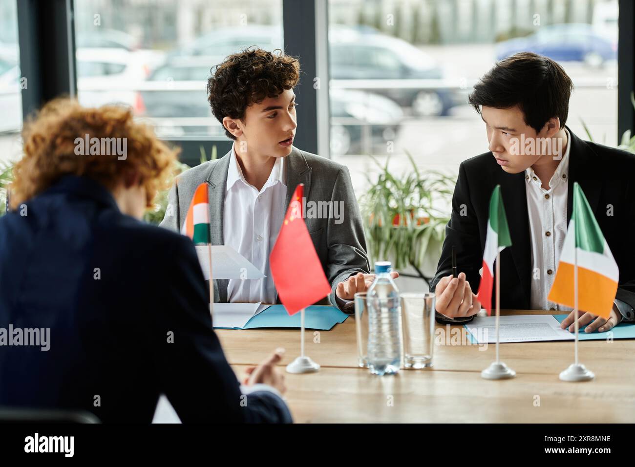 Mmun Rome Teenagers participate in a Model United Nations conference, discussing ...