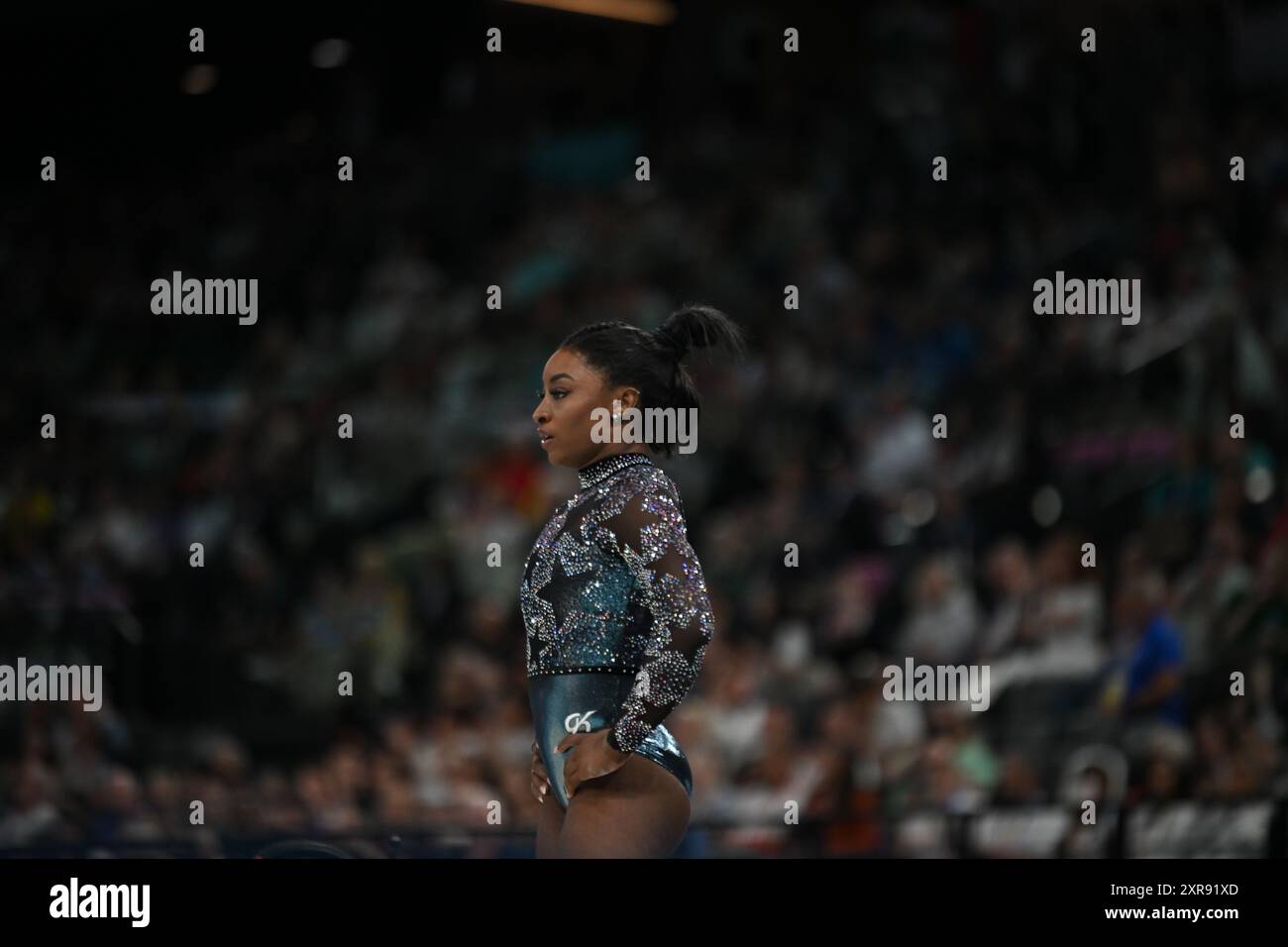PARIS, FRANCE28 July 2024 Simone Biles of USA competes on the balance