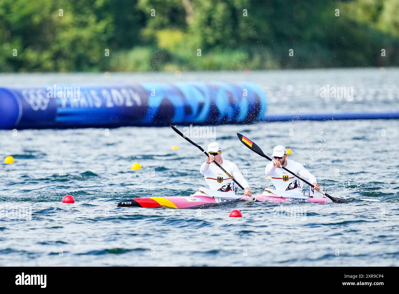 Jacob Schopf And Max Lemke Of Germany Compete During Men s Kayak Double jacob-schopf-and-max-lemke-of-germany-compete-during-men-s-kayak-double