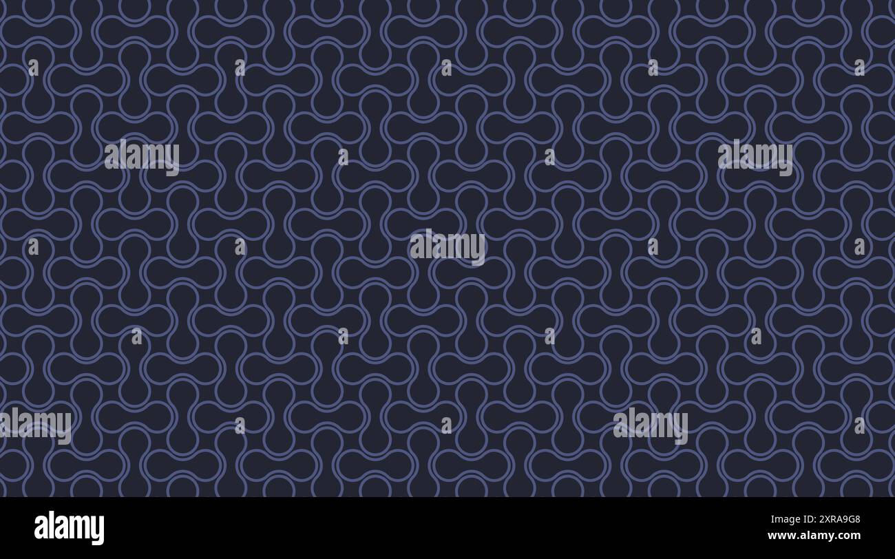 Abstract Geometric Mosaic Background Design, Blue Metaballs Pattern in Editable Vector Format Stock Vector