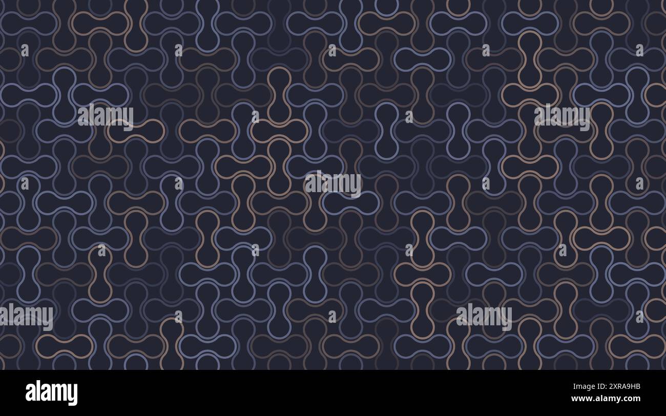 Abstract Geometric Mosaic Background Design, Metaballs Pattern in Editable Vector Format Stock Vector