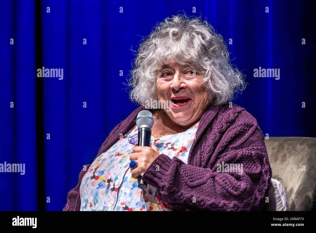 Edinburgh United Kingdom 09 August 2024 Pictured Miriam Margolyes edinburgh-united-kingdom-09-august-2024-pictured-miriam-margolyes