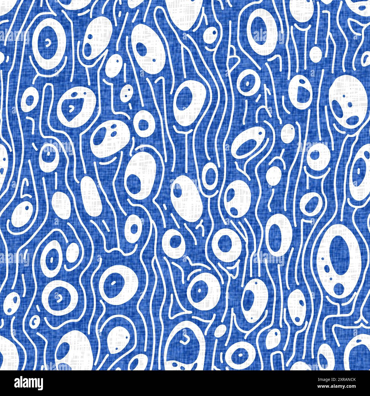 Soft blu water bubbles circle dot seamless texture pattern. Beachy ...